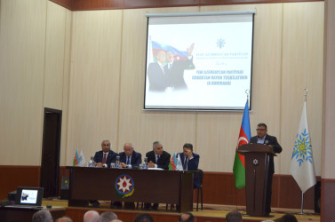 Sentyabrın 18-də Yeni Azərbaycan Partiyası (YAP) Qobustan rayon təşkilatının IX konfransı keçirilib.