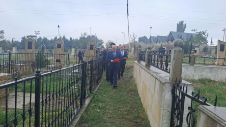 23 oktyabr 2026-cı il tarixində Qobustan rayonunda Vətən müharibəsi şəhidləri Hacıyev Sərxan Eldar oğlu və Ağayev Zamin Zülfiqar oğlunun anım günü tədbirləri keçirilmişdir.