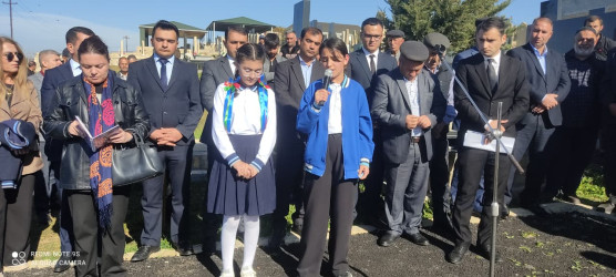 29.10.2025-ci il tarixdə Qobustan rayonu Cəyirli kəndində Vətən müharibəsi şəhidi Məmmədov Elxan Bədəl oğlunun anım günü tədbiri keçirilmişdir.