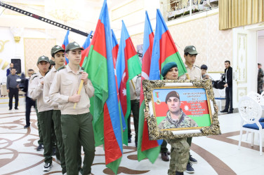 20.10.2025 – ci il tarixdə Qobustan rayon şəhidi Vətən Müharibəsi Qəhrəmanı Vəliyev Elyar Arif oğlunun anım günü tədbiri keçirilmişdir.