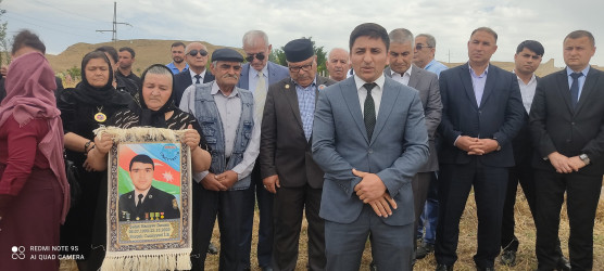 08.07.2025-ci il tarixdə Qobustan rayonunda Vətən müharibəsi Şəhidi Hacıyev Sərxan Eldar oğlunun doğum günü tədbiri keçirilib.