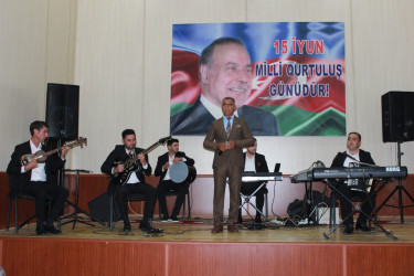 Qobustan rayonunda 15 İyun - Milli Qurtuluş Günü münasibətilə tədbir.