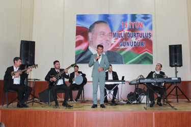 Qobustan rayonunda 15 İyun - Milli Qurtuluş Günü münasibətilə tədbir.