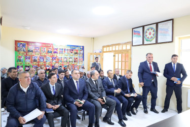 Oktyabrın 21-də Qobustan Rayon İcra Hakimiyyətinin başçısı Adil Məmmədov növbəti səyyar qəbulunu Dərəkənd kəndinin sakinləri ilə keçirmişdir.