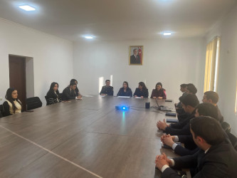 Azərbaycan Respublikası Prezidentinin “Korrupsiyaya qarşı mübarizənin gücləndirilməsinə dair 2022-2026-cı illər üçün Milli Fəaliyyət Planı”nın təsdiq edilməsi haqqında 4 aprel 2022-ci il tarixli 3199 nömrəli Sərəncamının icrası ilə əlaqədar maarifləndirici tədbir keçirildi.