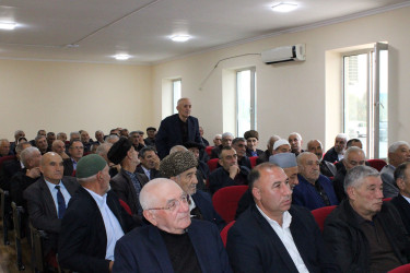 Qobustan Rayon Ağsaqqallar Şurasının hesabat iclası keçirilib – İdarə Heyətinin tərkibi yenidən seçilib