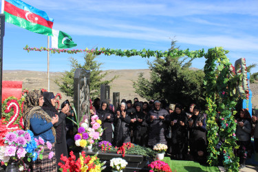 Qobustan rayonu Nabur kəndində Vətən müharibəsi Şəhidi Məmmədov Bəxtiyar Bayramşah oğlunun anım günü tədbiri