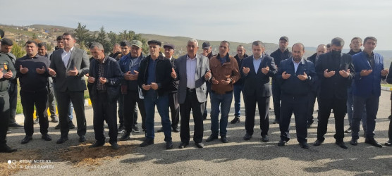 12.11.2025-ci il tarixdə Qobustan rayonu Sündü kəndində Vətən müharibəsi Şəhidi Quliyev Həsən Yalçın oğlunun anım günü tədbiri keçirilmişdir.