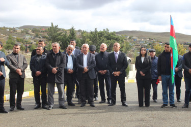 Qobustan rayonu Sündü kəndində Vətən müharibəsi Şəhidi Ağayev Zamin Zülfüqar oğlunun anım günü tədbiri