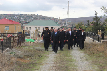 Qobustan şəhərində Vətən müharibəsi Şəhidi Hacıyev Sərxan Eldar oğlunun anım günü tədbiri