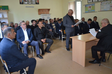 Mayın 07-də Qobustan Rayon İcra Hakimiyyətinin başçısı Adil Məmmədov növbəti səyyar qəbulunu Təsi kənd sakinləri ilə keçirib.