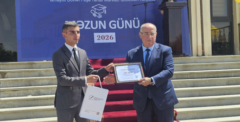   İsmayıllı Dövlət Peşə Təhsil Mərkəzinin Qobustan korpusunda 2025–2026-cı tədris ilinin başa çatması münasibətilə "Məzun Günü" keçirilib.