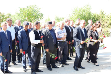 27 Sentyabr – Anım Günü münasibətilə Qobustan rayonunda şəhidlərin xatirəsi ehtiramla yad edilib.