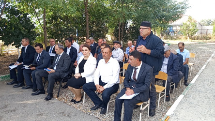 Sentyabrın 18-də Qobustan Rayon İcra Hakimiyyətinin başçısı Adil Məmmədov növbəti səyyar qəbulunu Sədəfli kənd sakinləri ilə keçirmişdir.