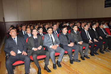 Qobustan Rayon İcra Hakimiyyəti və  DŞRTİ - nin Qobustan Rayonu üzrə Təhsil sektorunun birgə təşkilatçılığı ilə Konstitutsiya və Suverenlik ili çərçivəsində  Ümummilli Lider Heydər Əliyev və Azərbaycan təhsili mövzusunda konfrans keçirilmişdir.