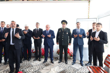 20.10.2025 – ci il tarixdə Qobustan rayon şəhidi Vətən Müharibəsi Qəhrəmanı Vəliyev Elyar Arif oğlunun anım günü tədbiri keçirilmişdir.