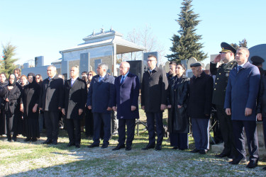 22.11.2024-cü il tarixdə Qobustan rayonu Cəyirli kəndində Vətən müharibəsi şəhidi İbadov Murad Yusif oğlunun anım günü tədbiri