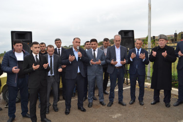 19.09.2025 - ci il tarixdə Qobustan rayonunun Çalov kəndində Azərbaycan Respublikasının Silahlı Qüvvələri tərəfindən Qarabağ iqtisadi rayonunda keçirilən antiterror tədbirləri zamanı şəhid olan Vüsal Şəhriyarovun il mərasimi keçirilmişdir.