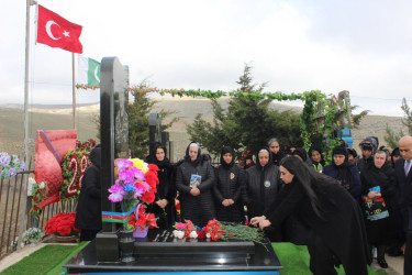 Qobustan rayonu Nabur kəndində Vətən müharibəsi Şəhidi Mayılov Murad Gülümxan oğlunun anım günü tədbiri