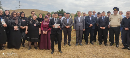 08.07.2025-ci il tarixdə Qobustan rayonunda Vətən müharibəsi Şəhidi Hacıyev Sərxan Eldar oğlunun doğum günü tədbiri keçirilib.