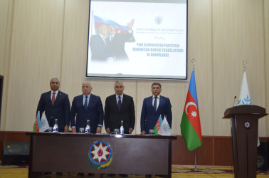 Sentyabrın 18-də Yeni Azərbaycan Partiyası (YAP) Qobustan rayon təşkilatının IX konfransı keçirilib.
