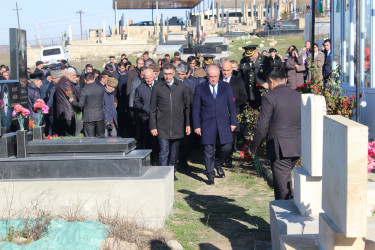 22.11.2024-cü il tarixdə Qobustan rayonu Cəyirli kəndində Vətən müharibəsi şəhidi İbadov Murad Yusif oğlunun anım günü tədbiri