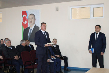 Oktyabrın 7-də Qobustan Rayon İcra Hakimiyyətinin başçısı Adil Məmmədov növbəti səyyar qəbulunu Qobustan şəhər sakinləri ilə keçirmişdir.