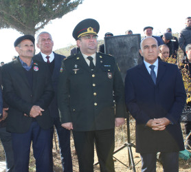 Qobustan rayonu Nabur kəndində Vətən müharibəsi Şəhidi Məmmədov Bəxtiyar Bayramşah oğlunun anım günü tədbiri