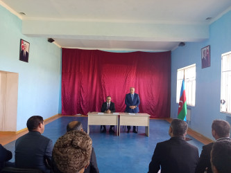 Oktyabrın 3 - də Qobustan Rayon İcra Hakimiyyətinin başçısı Adil Məmmədov növbəti səyyar qəbulunu Göydərə kəndinin sakinləri ilə keçirmişdir