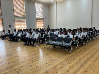 “Təhsildən yayınmanın mənəvi və sosial nəticələri” mövzusunda maarifləndirici tədbir
