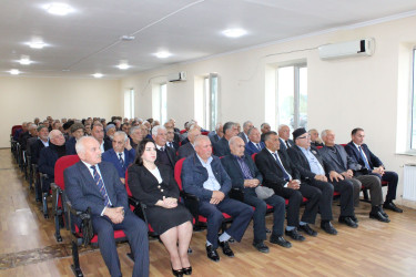 Qobustan Rayon Ağsaqqallar Şurasının hesabat iclası keçirilib – İdarə Heyətinin tərkibi yenidən seçilib