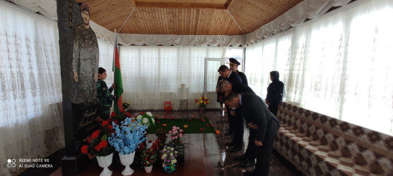 27.10.2025-ci il tarixdə Qobustan rayonu Bədəlli kəndində Vətən müharibəsi Şəhidi Nadirov Fədail Fərhad oğlunun anım günü tədbiri keçirilib.