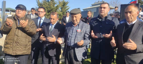 22.11.2025-ci il tarixdə Qobustan rayonu Cəyirli kəndində Vətən müharibəsi şəhidi İbadov Murad Yusif oğlunun anım günü tədbiri keçirilmişdir.