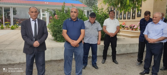 09.07.2025-ci il tarixdə Qobustan rayonu Sündü kəndində Vətən müharibəsi Şəhidi Quliyev Həsən Yalçın oğlunun doğum günü tədbiri keçirilib.