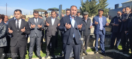 29.10.2025-ci il tarixdə Qobustan rayonu Cəyirli kəndində Vətən müharibəsi şəhidi Məmmədov Elxan Bədəl oğlunun anım günü tədbiri keçirilmişdir.