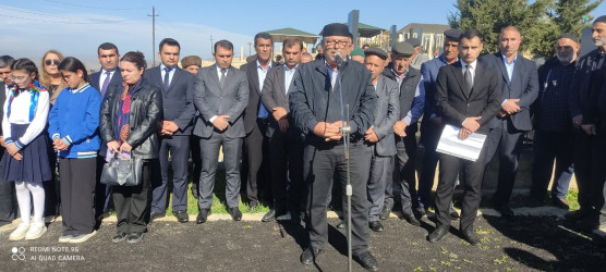 29.10.2025-ci il tarixdə Qobustan rayonu Cəyirli kəndində Vətən müharibəsi şəhidi Məmmədov Elxan Bədəl oğlunun anım günü tədbiri keçirilmişdir.
