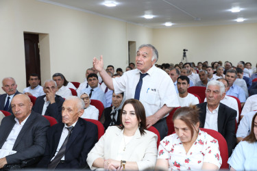 “Parlayan ZİYA: təbliğat-təşviqat qrupu” layihəsi çərçivəsində Qobustanda əhali ilə görüş keçirilib