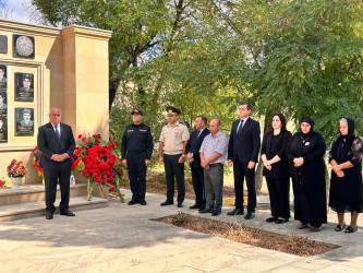 12.09.2026-cı il tarixində Qobustan rayonunun Sündü kəndində Vətən müharibəsi şəhidi, XTQ giziri, Azərbaycan Bayrağı ordenli Vadim Alik oğlu Qocayevin anım günü qeyd olunub.