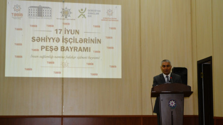 Qobustanda 17 iyun-Tibb İşçilərinin Peşə Bayramı Günü qeyd olunub