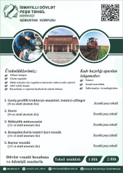 İsmayıllı Dövlət Peşə Təhsil Mərkəzi Qobustan Korpusu