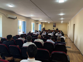 “Narkotik vasitələrin, psixotrop maddələrin və onların prekursorlarının qanunsuz dövriyyəsinə və narkomanlığa qarşı mübarizəyə dair 2025-2030-cu illər üçün Dövlət Proqramı” çərçivəsində maarifləndirici tədbir