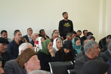 22.04.2025 - ci il tarixdə Qobustan Rayon İcra Hakimiyyətinin başçısı Adil Məmmədovun Sündü kənd sakinləri ilə səyyar qəbulu keçirildi.