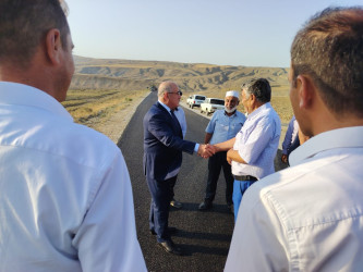 3 km uzunluğundakı Qobustan rayon Şıxzahırlı kənd yoluna Qobustan Rayon İcra Hakimiyyəti tərəfindən asfalt örtüyü vurulur.