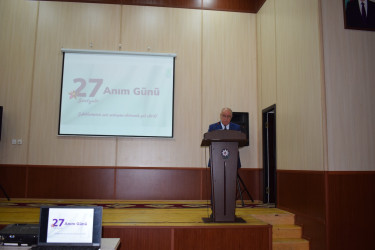 27.09.2025 – ci il tarixdə Qobustan Rayon İcra Hakimiyyətinin təşkilatçılığı ilə Qobustan rayonunda Anım Günü tədbiri keçirilmişdir.