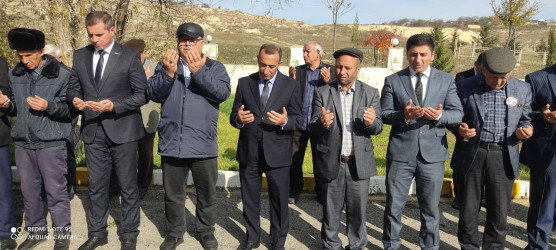 12.11.2025-ci il tarixdə Qobustan rayonu Sündü kəndində Vətən müharibəsi Şəhidi Quliyev Həsən Yalçın oğlunun anım günü tədbiri keçirilmişdir.