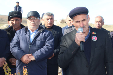 Qobustan rayonu Nabur kəndində Vətən müharibəsi Şəhidi Məmmədov Bəxtiyar Bayramşah oğlunun anım günü tədbiri