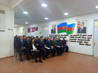 Dekabrın 24 - də Qobustan Rayon İcra Hakimiyyətinin başçısı Adil Məmmədov növbəti səyyar qəbulunu Çalov kənd sakinləri ilə keçirmişdir.