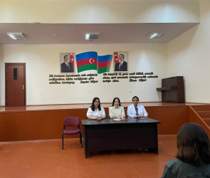 “Zərərli vərdişlərə yox deyək!” və “Sosial şəbəkənin mənfi təsirləri” mövzusunda maarifləndirici tədbir