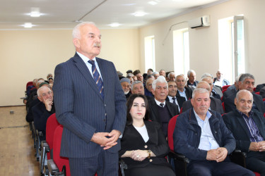 Qobustan Rayon Ağsaqqallar Şurasının hesabat iclası keçirilib – İdarə Heyətinin tərkibi yenidən seçilib