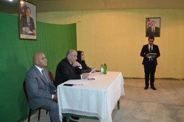 23.04.2025- ci il tarixdə Qobustan Rayon İcra Hakimiyyətinin başçısı Adil Məmmədovun Poladlı kənd sakinləri ilə səyyar qəbulu keçirildi.